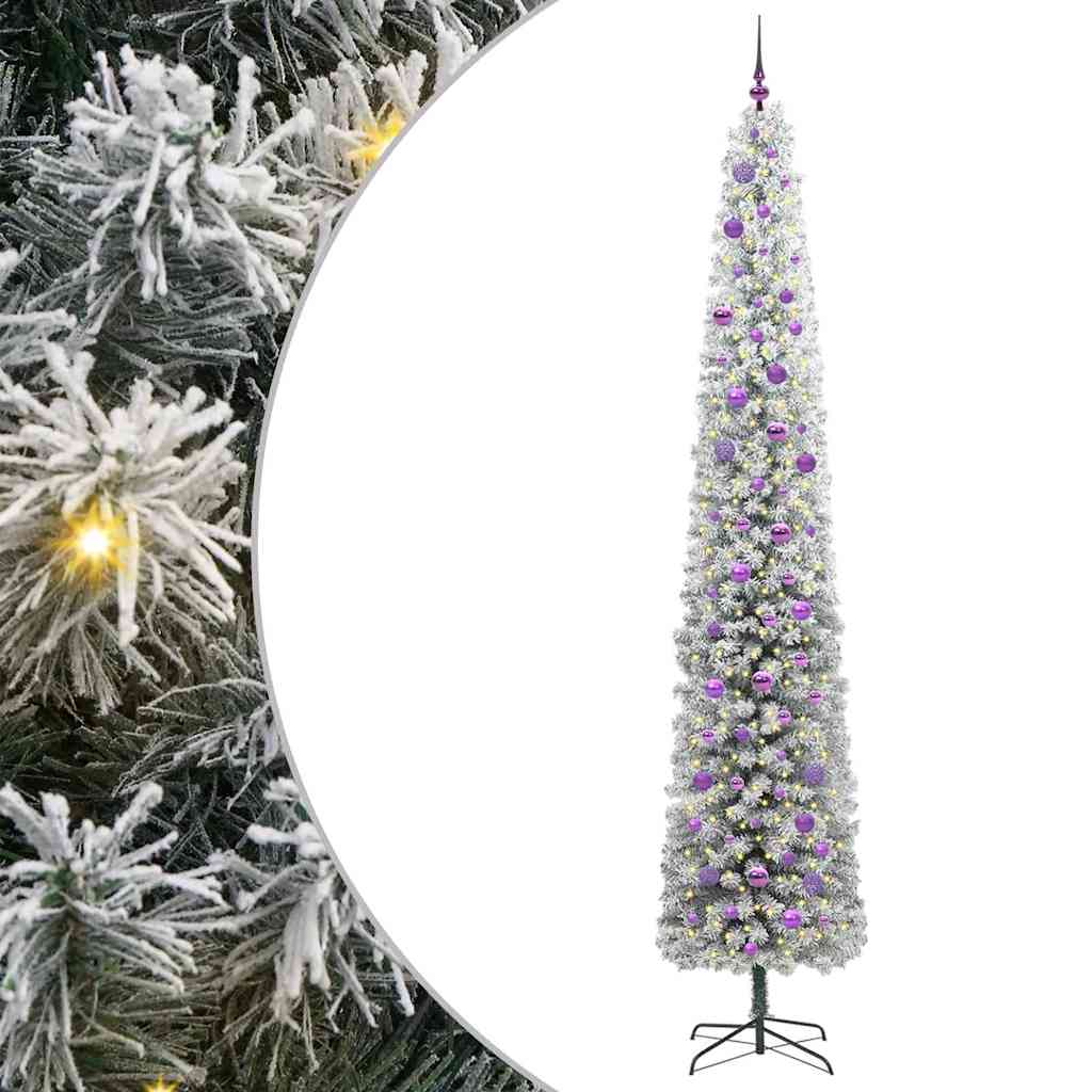 Artificial Christmas Tree with 300 LEDs with Stand Green 270 cm
